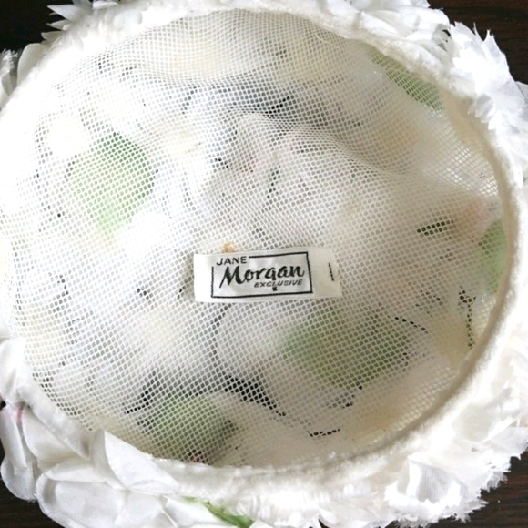 Vintage Mid Century 1950's Signed Jane Morgan Daisy Pill Box Hat - Picture 13 of 15